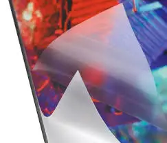 Glossy/Matte Economic Decorative Super Transparent 80micro 100g Yellow Release Paper Cold Laminated Film