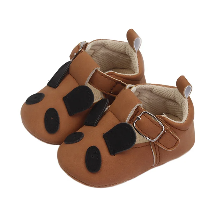 Spring and Autumn New Cartoon Animal Nubuck Leather Fancy Unisex Baby Shoes
