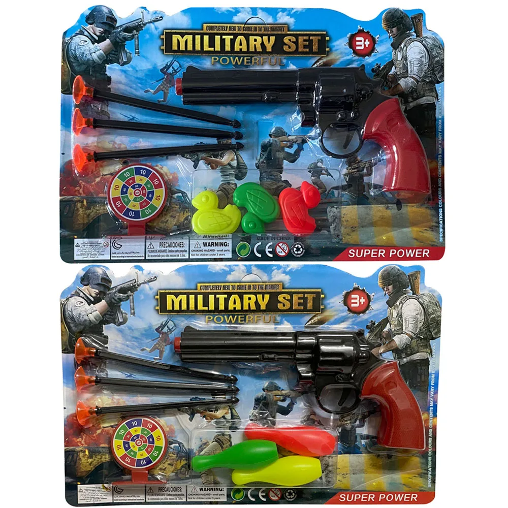 Hot selling products 2024 Fun kid cheap realistic Plastic items Toy Gun Soft Bullet with Animal modeling target armas de juguete