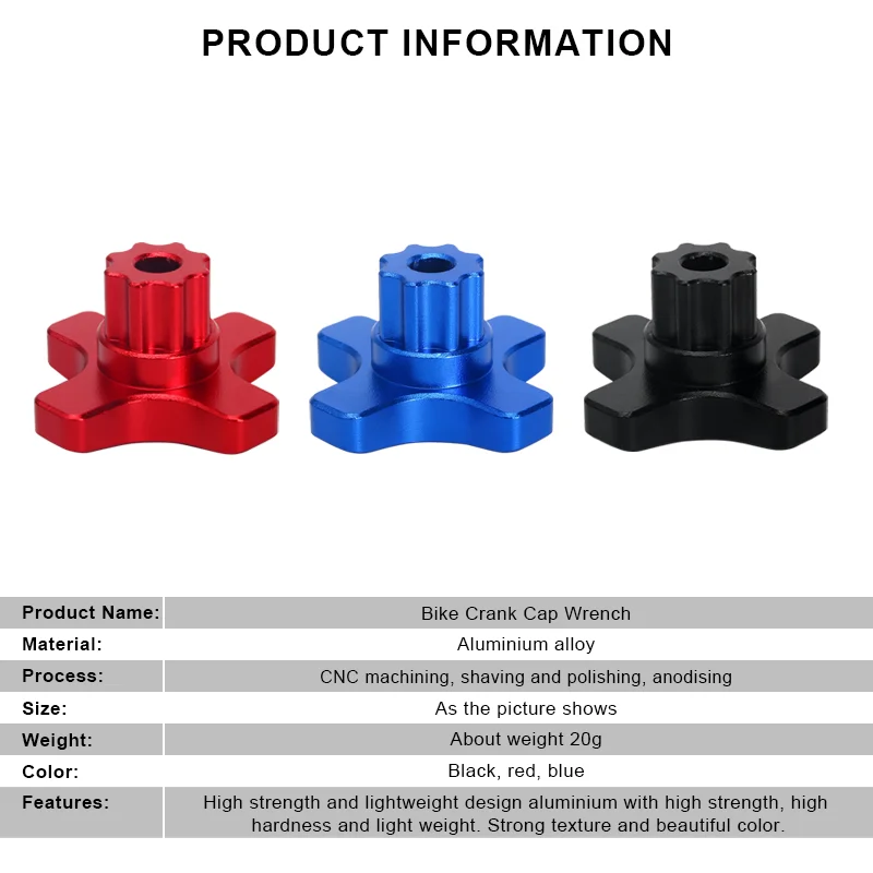 RIDERACE Crank Installation Tool Aluminum Alloy XT XTR UT Bike Integrated Bottom Bracket Tool MTB Crank Arm Cover Screw Wrench