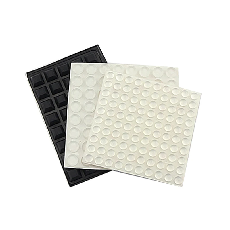Plates pads adhesive feet square round wall silicone strip epdm with tape rubber bumper