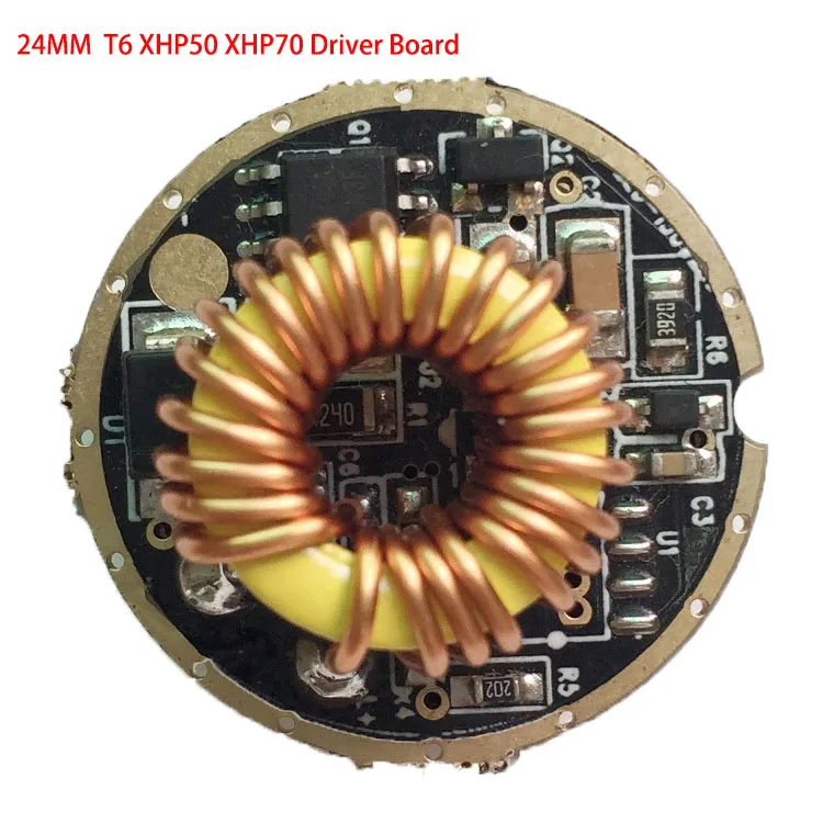 24 мм 3v-18v 5 Режим драйвер платы Для Cree T6 XHP50 XHP70