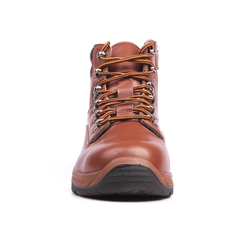 Stylish Anti Slip Safety Shoes Men Industrial Steel Toe Anti Smashing Cheap zip Work Boots