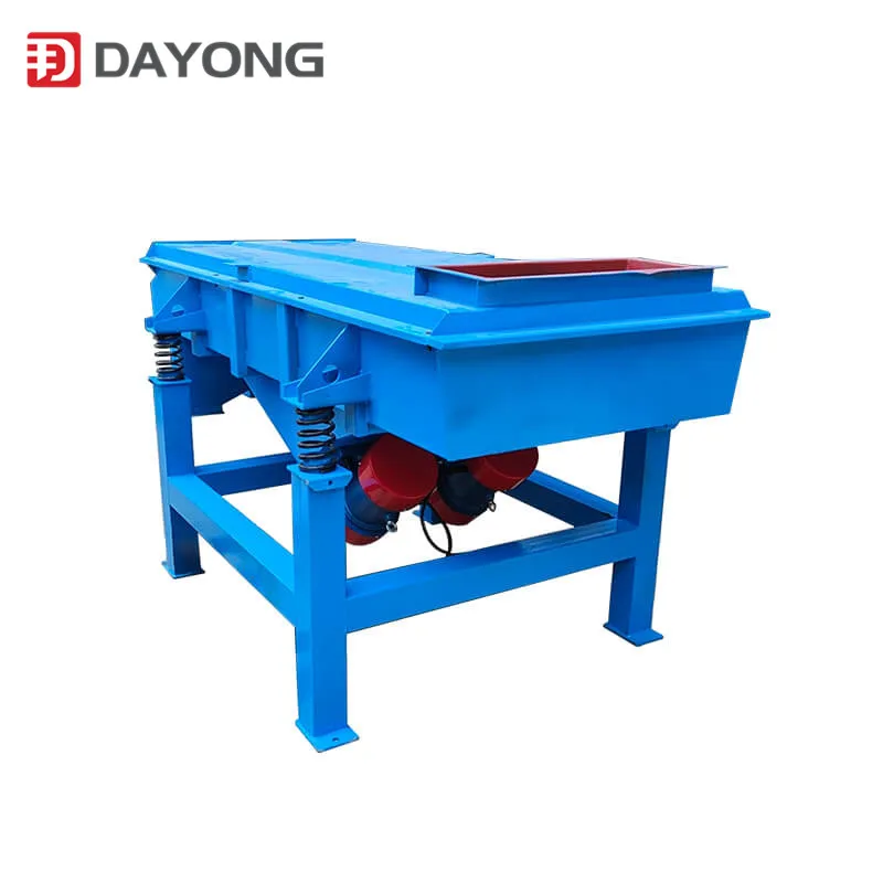 Linear Vibrating screen with a width of 800mm and 1500 long for waste organic and plastic