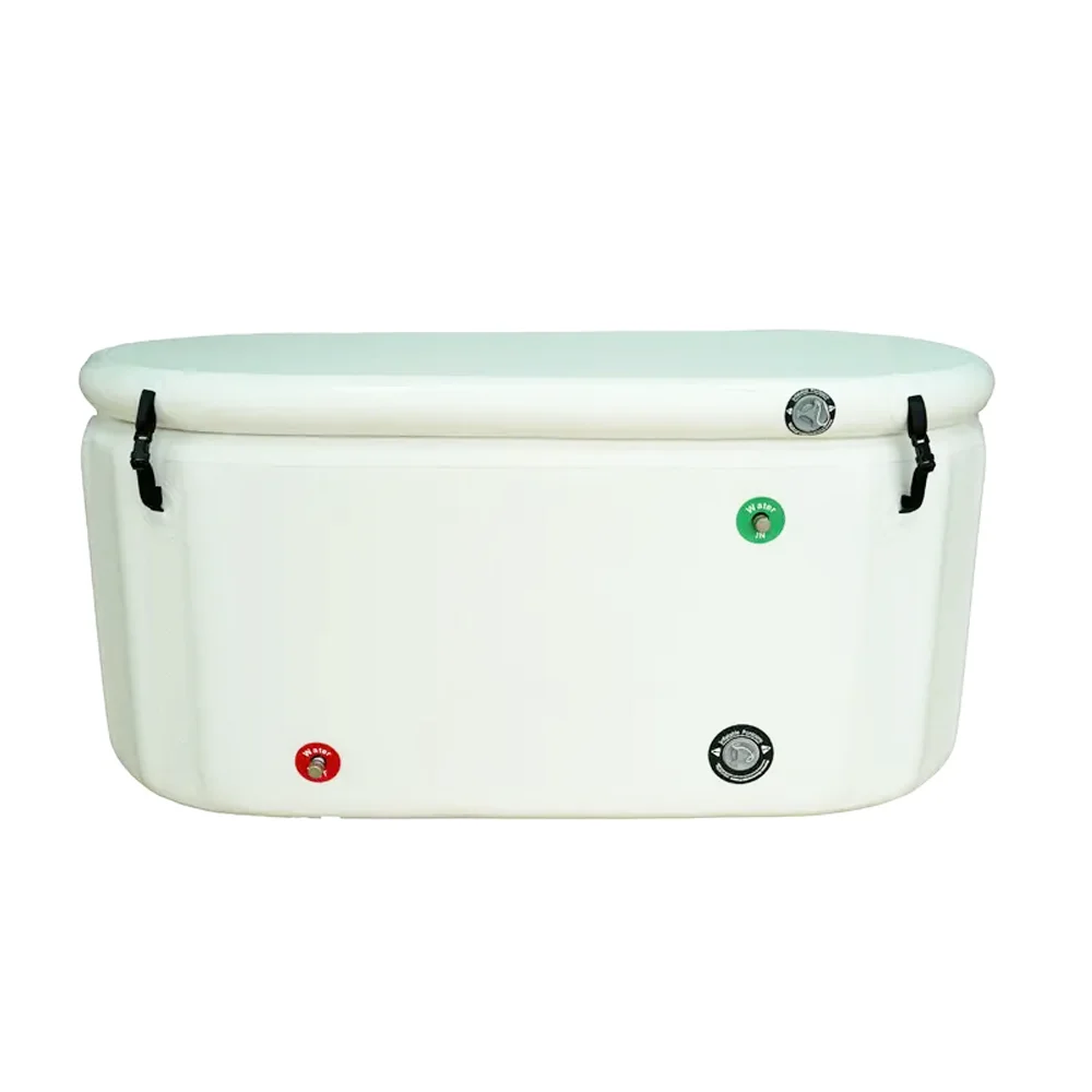 Free customized PVC containers inflatable cold plunge tub with one piece for delivery