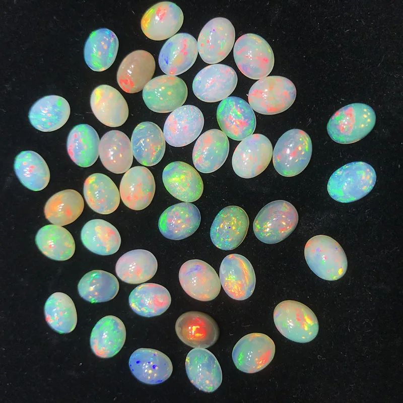 Shiny Loose Natural Opal Australian Opal Stone Crystal Mixed Shape for Sale Cabochon
