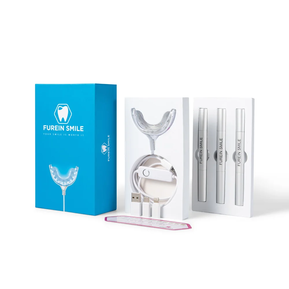 Wholesale Teeth Whitening Kit with Smart Phone Connectable USB 16/32 LED Blue Accelerator Light Tooth Bleaching Gel Pens