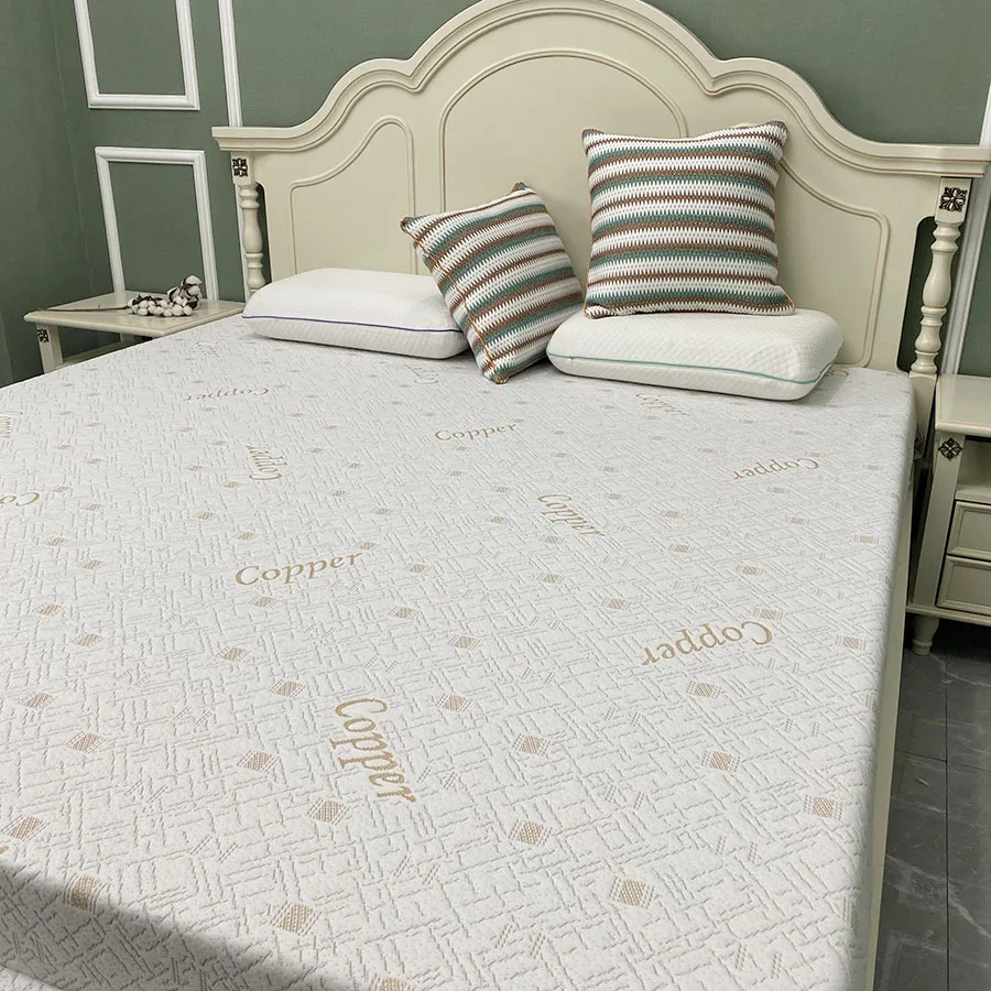 Good Sell Factory Directly Knitted Jacquard Mattress Fabric With Copper Fibre