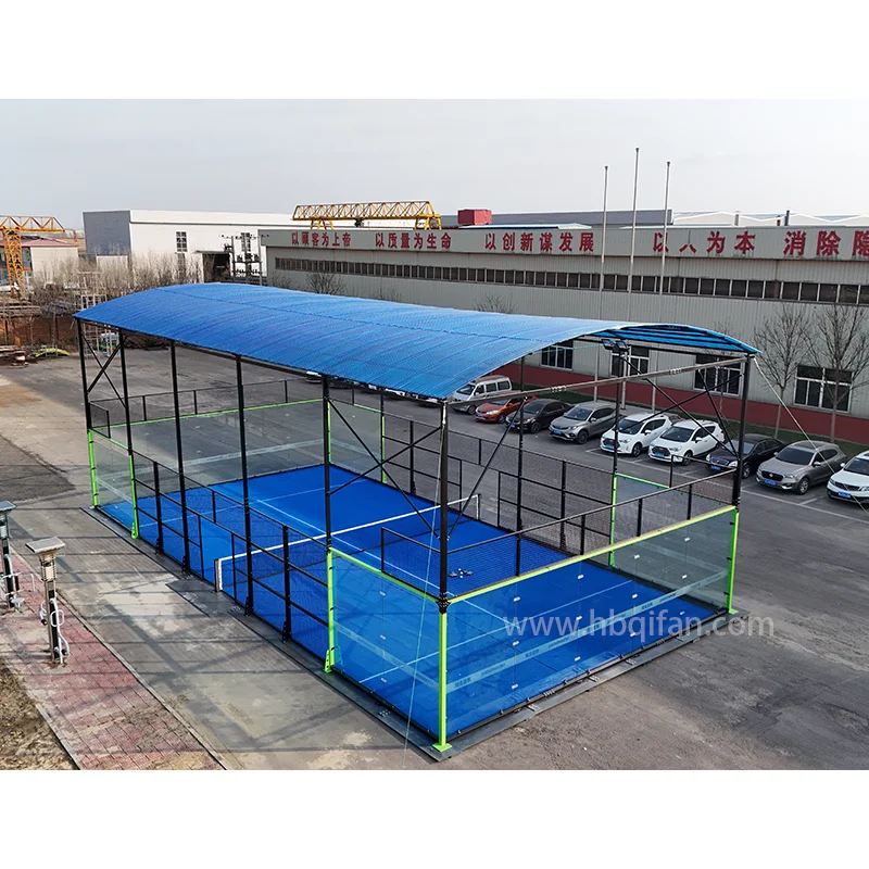 Высокое качество купить Padel Court полный комплект панорамный крышка крыши
