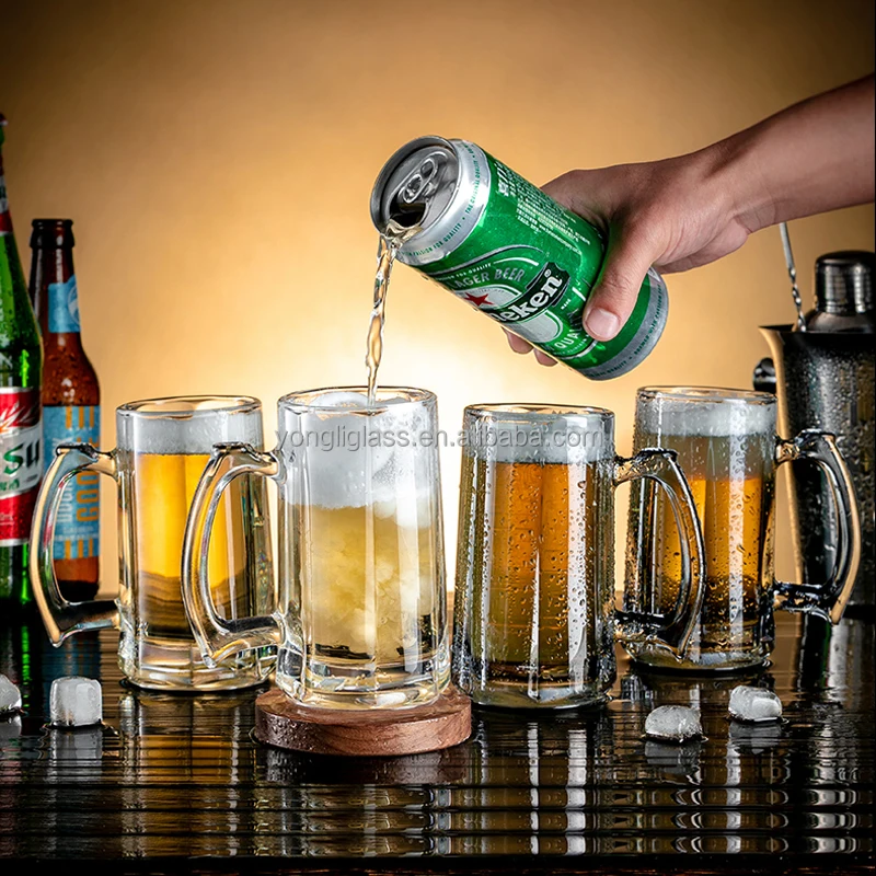 Factory wholesale Beer Cup Handmade Beer Glass Cup Pyrex Beer Glasses
