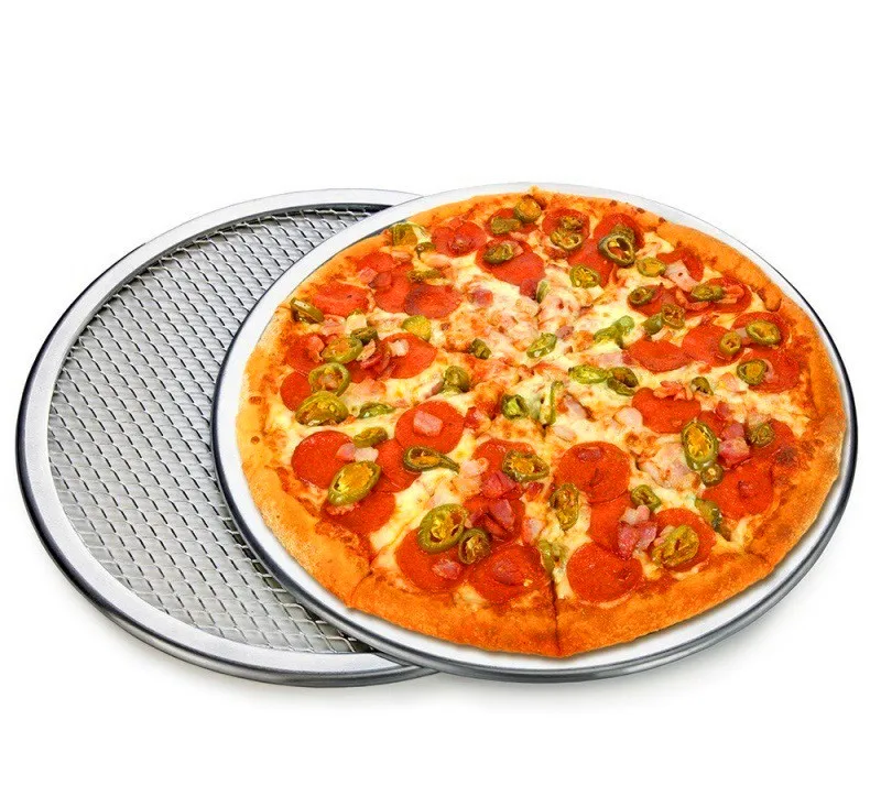 
High Quality Deep Perforated Surface Separatorcast iron Pizza Pan Baking Tray 