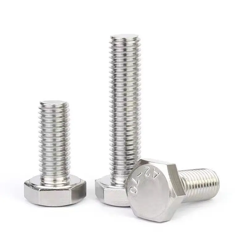 Wholesale high quality Promotional Price SS304 316 Hex Bolt ss stainless steel bolt
