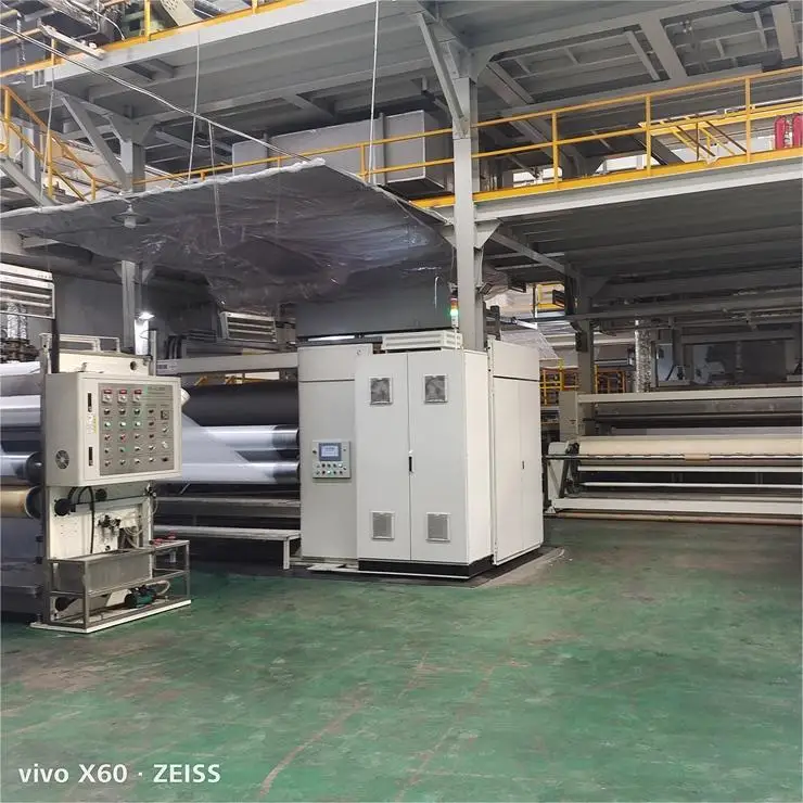 HY high speed machine fabricating SSMMS polypropylene China Nonwoven Spunbond Embossed