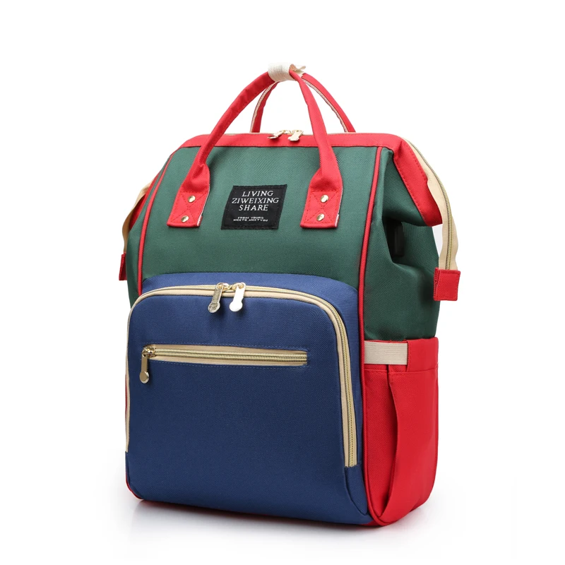 new waterproof cloth custom multifunction quilted women maternity mommy nappy baby care bags backpack diaper bag