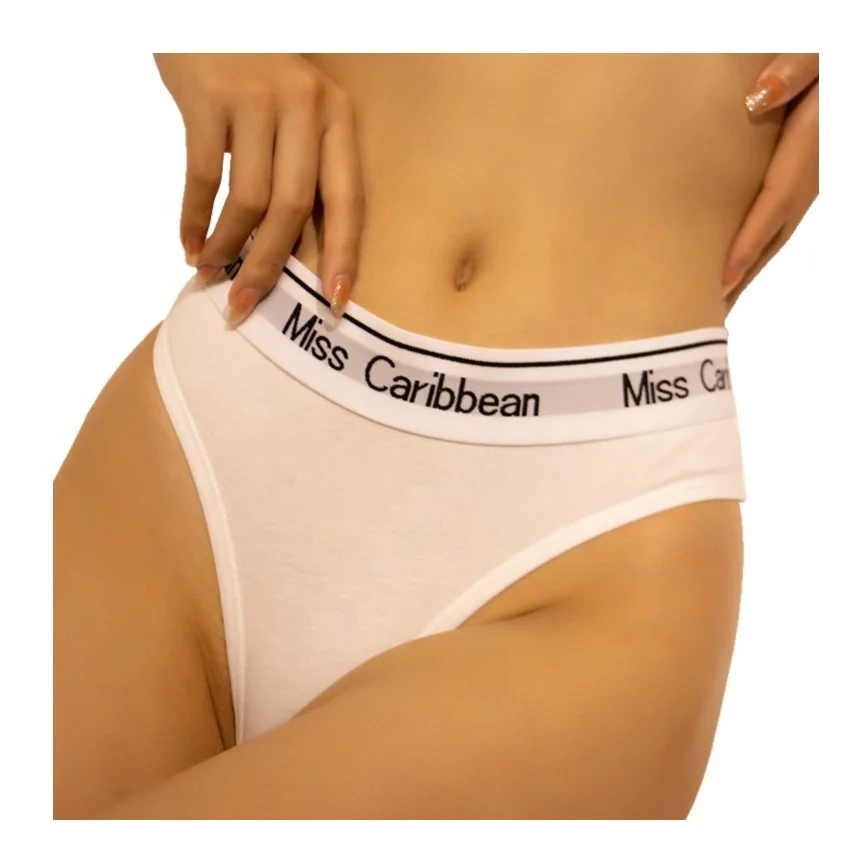 Sports Cotton Crotch T-back Low Rise Wide Waist thongs for women Lingerie Seamless Soft t back panties