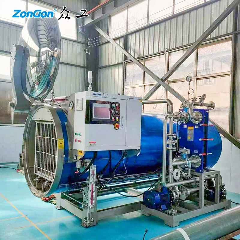 Oral liquids retort sterilizer soy milk autoclave machine sterilization equipment