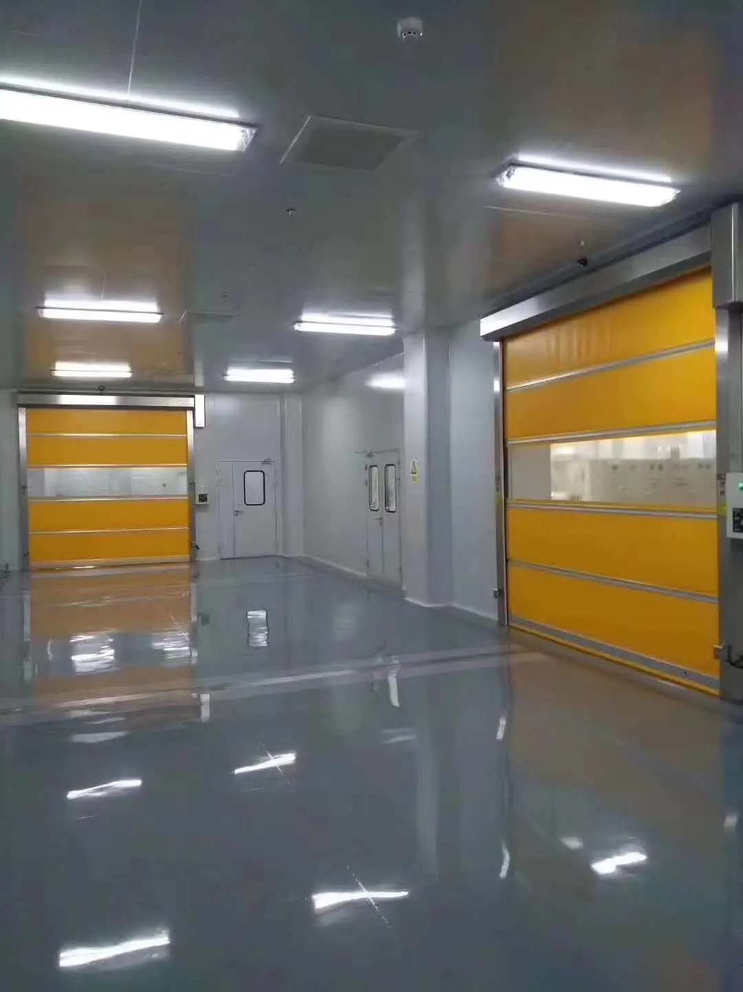 220v 1 phase high speed pvc rolling shutter door fast roller shutters pvc door warehouse cold room clean room door