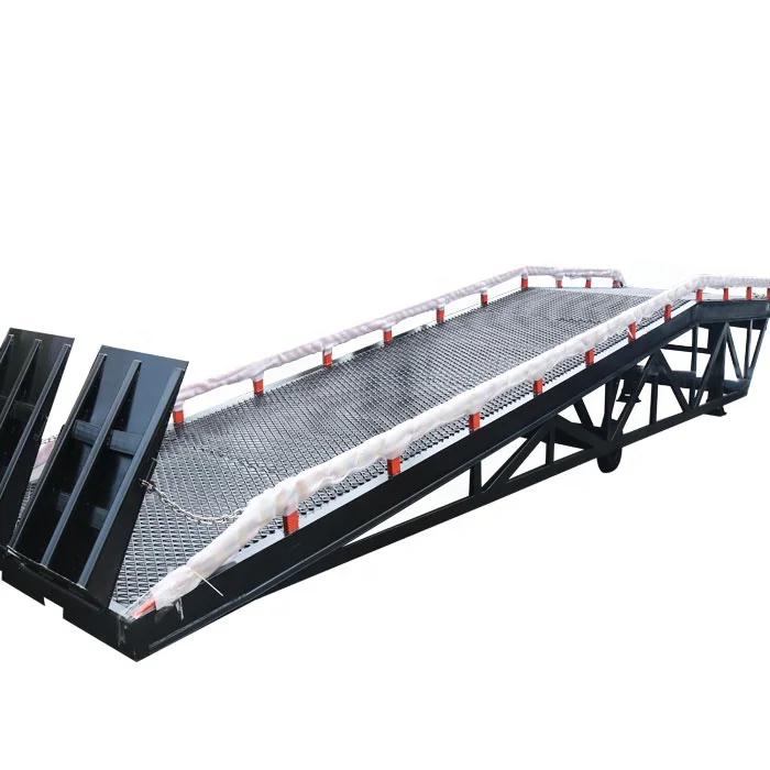 Безопасный Автопогрузчик грузовик легкая в эксплуатации док-рампа