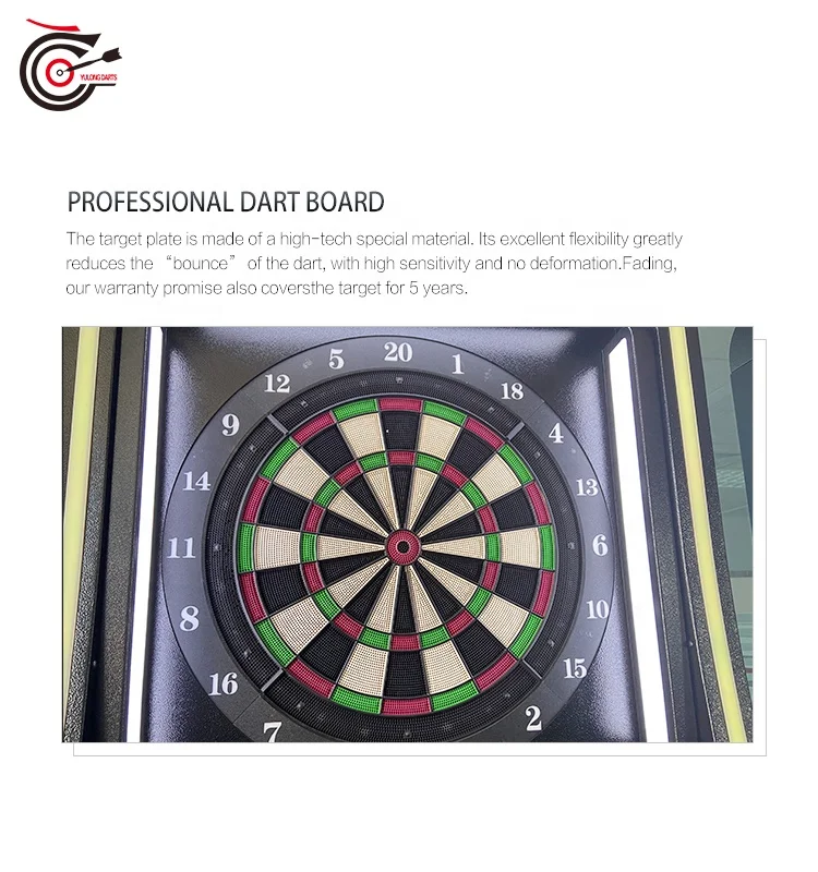 
2021 coin operated dart boards game economical DARTS machine with dart mat 