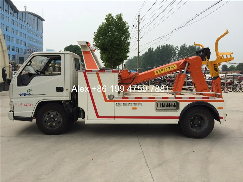 4x2 JMC RHD LHD 3 tons wrecker towing truck