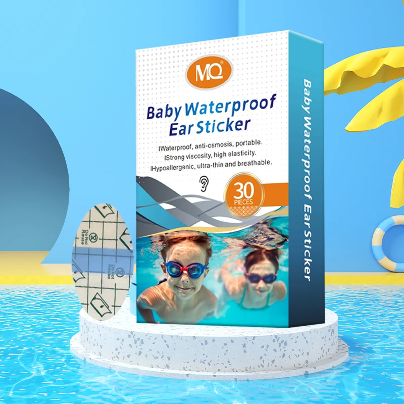 PU Film ear stickers Waterproof soft high quality anti water falling ear for baby swimming shower waterproof sticker