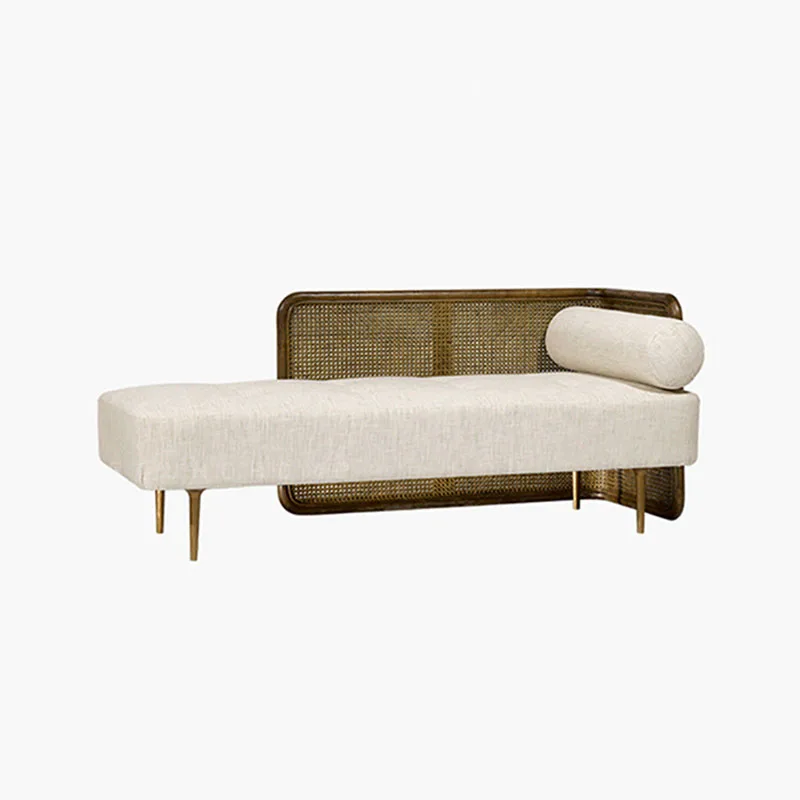 Popular  Garden Furniture Outdoor Garden Cane Sofa Set Natural Rattan Sofas