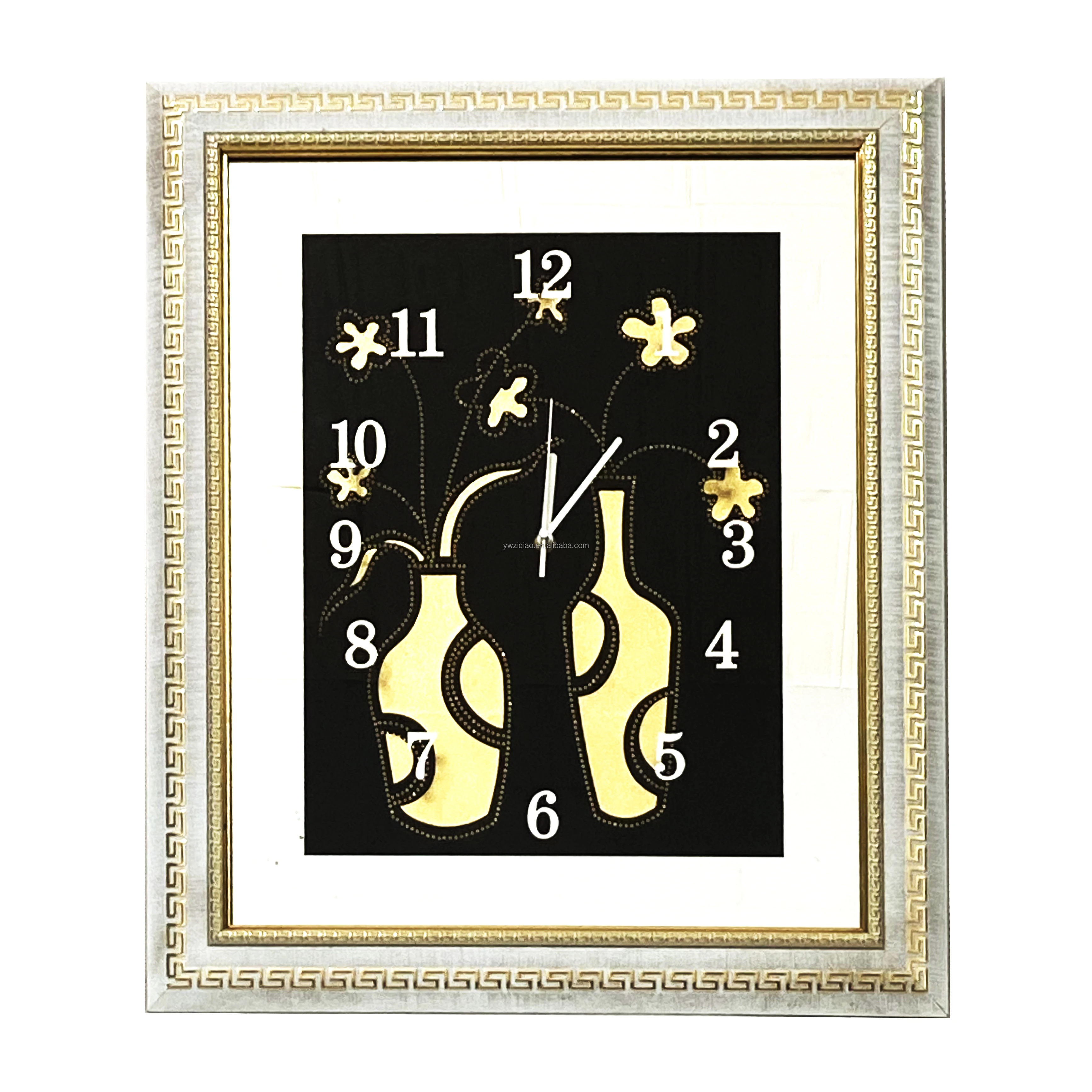 Исламский мусульманский принт стеклянные часы фоторамка для украшения дома