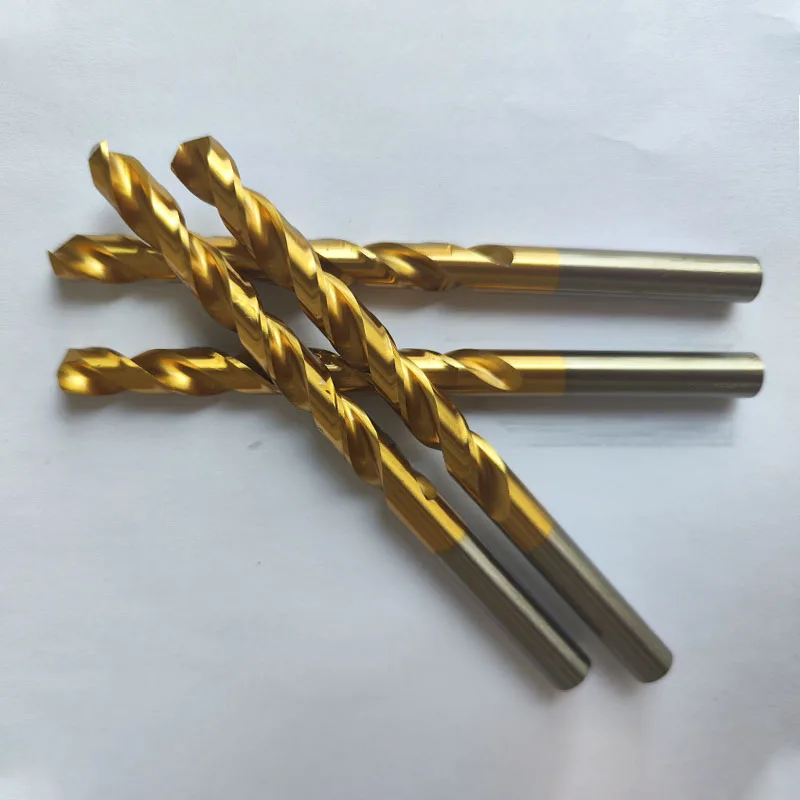 Factory Industrial Grade German HSS M35 Cobalt 5% Parallel Shank Coated Twist Drill High-Strength Eccentric Twist 3mm Drill Bit