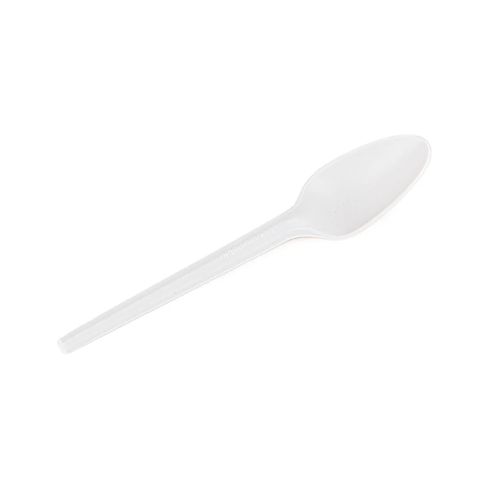 Disposable knife, fork and spoon set with issue PLA packaged takeaway degradable CPLA cutlery