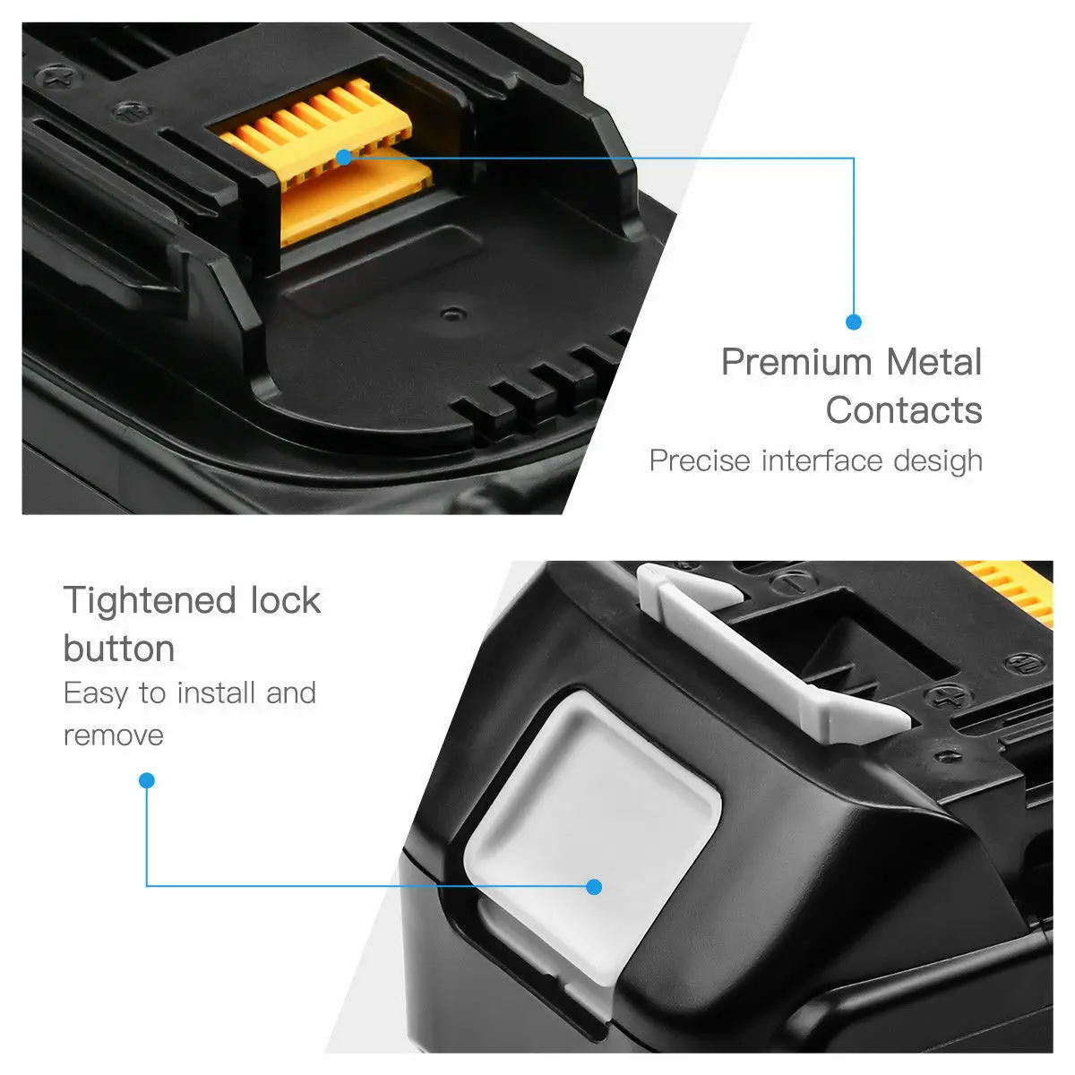 Литий-ионная аккумуляторная батарея для Makita BL1850 18 в 5 0 А · ч
