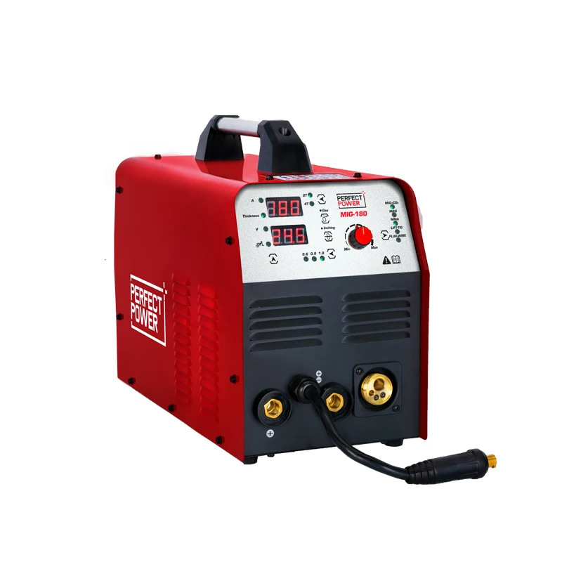 maquina de soldar de gasolina 180A Gas Gasless MIG Welder IGBT Inverter Welding Machine portable maquinas de soldar 3 en 1