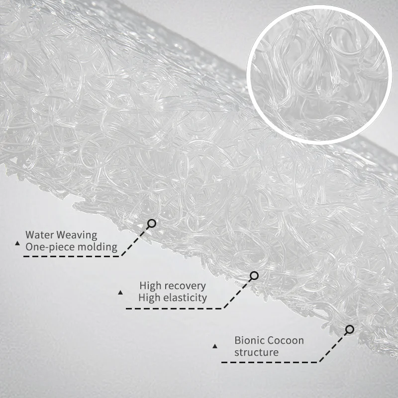 LASO Customizable Dimensions Skin-Friendly Pollution-Free Air Fiber Mattress with Beautiful and Durable Design for Universal Fit