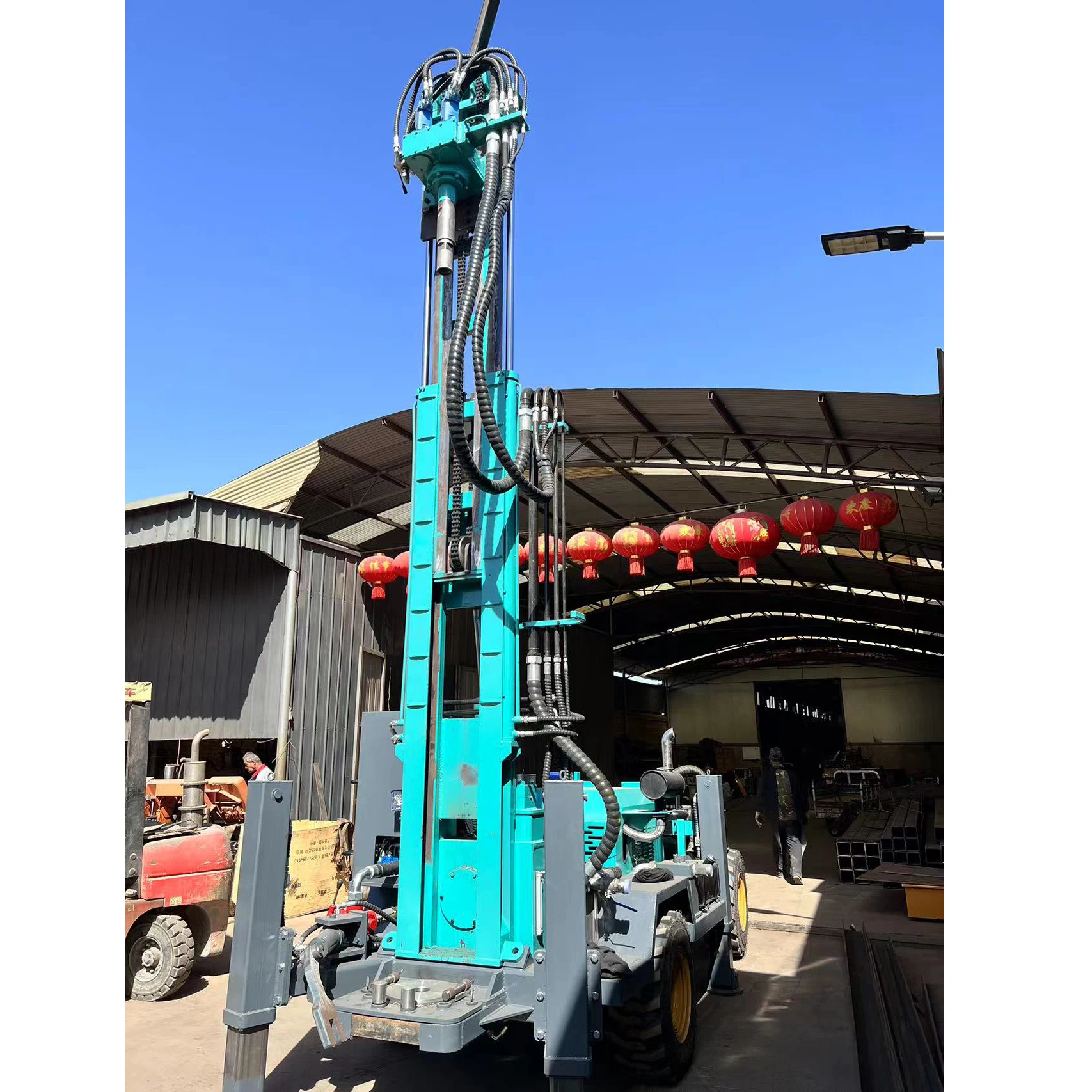 New popular portable 160 meters Top-ranking water well rotary drilling rig machine for sale