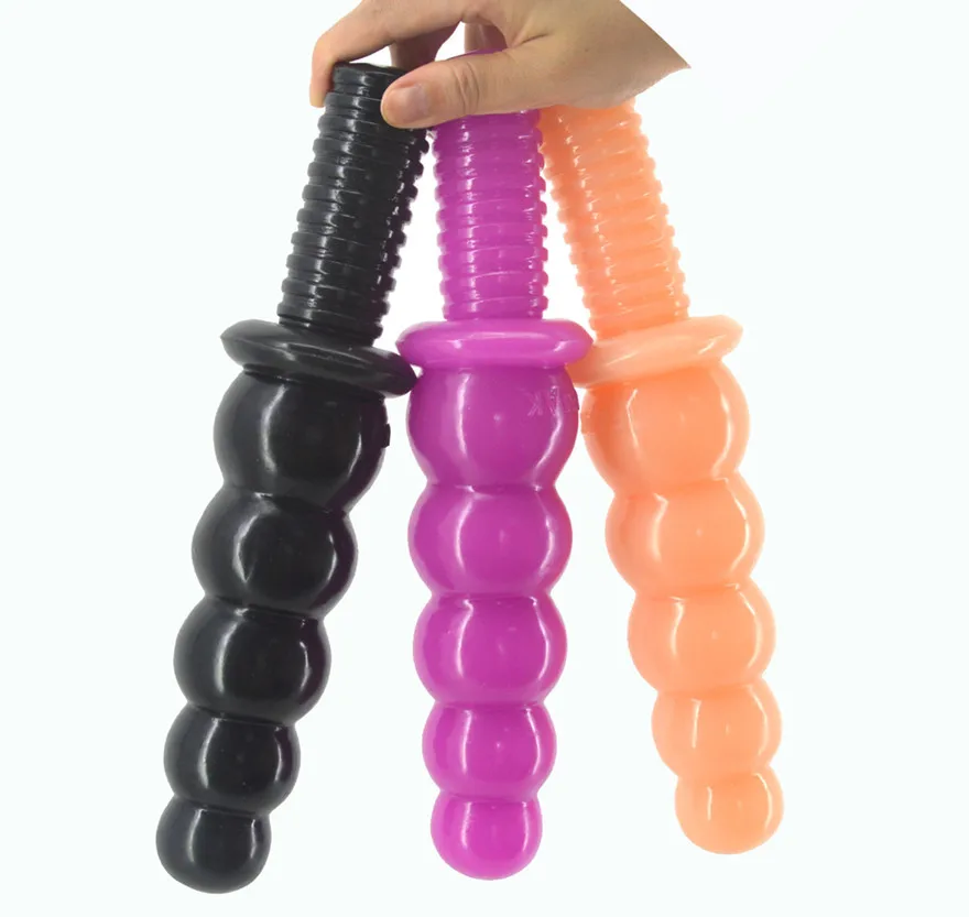 Anal plug with handle sex products bottle gourd shaped female masturbator