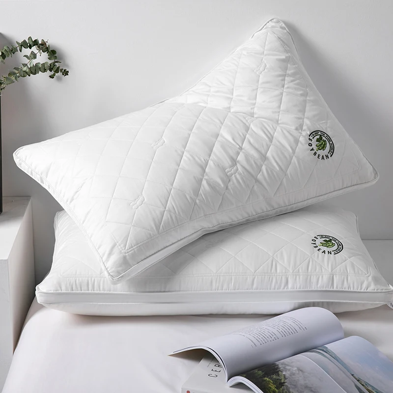 Gifts 100% Cotton Fabric Cassia seed Soy Protein Filling Health Care Home Pillow