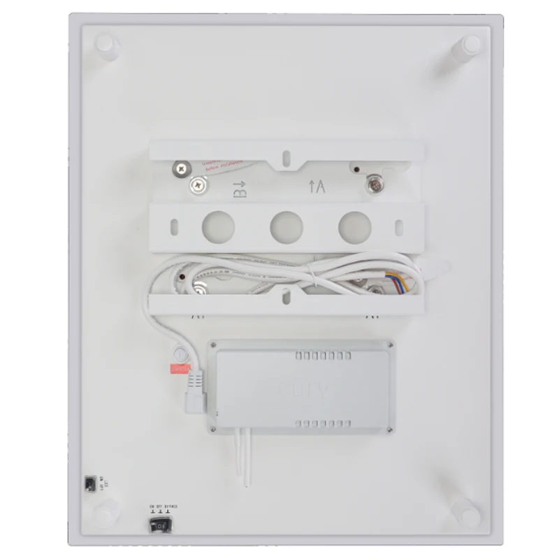 The Factory Passed CE UKCA Certification LED Far-infrared Cosmetic Heating Mirror 70W Electric Modern Bathroom Heater 3 Years