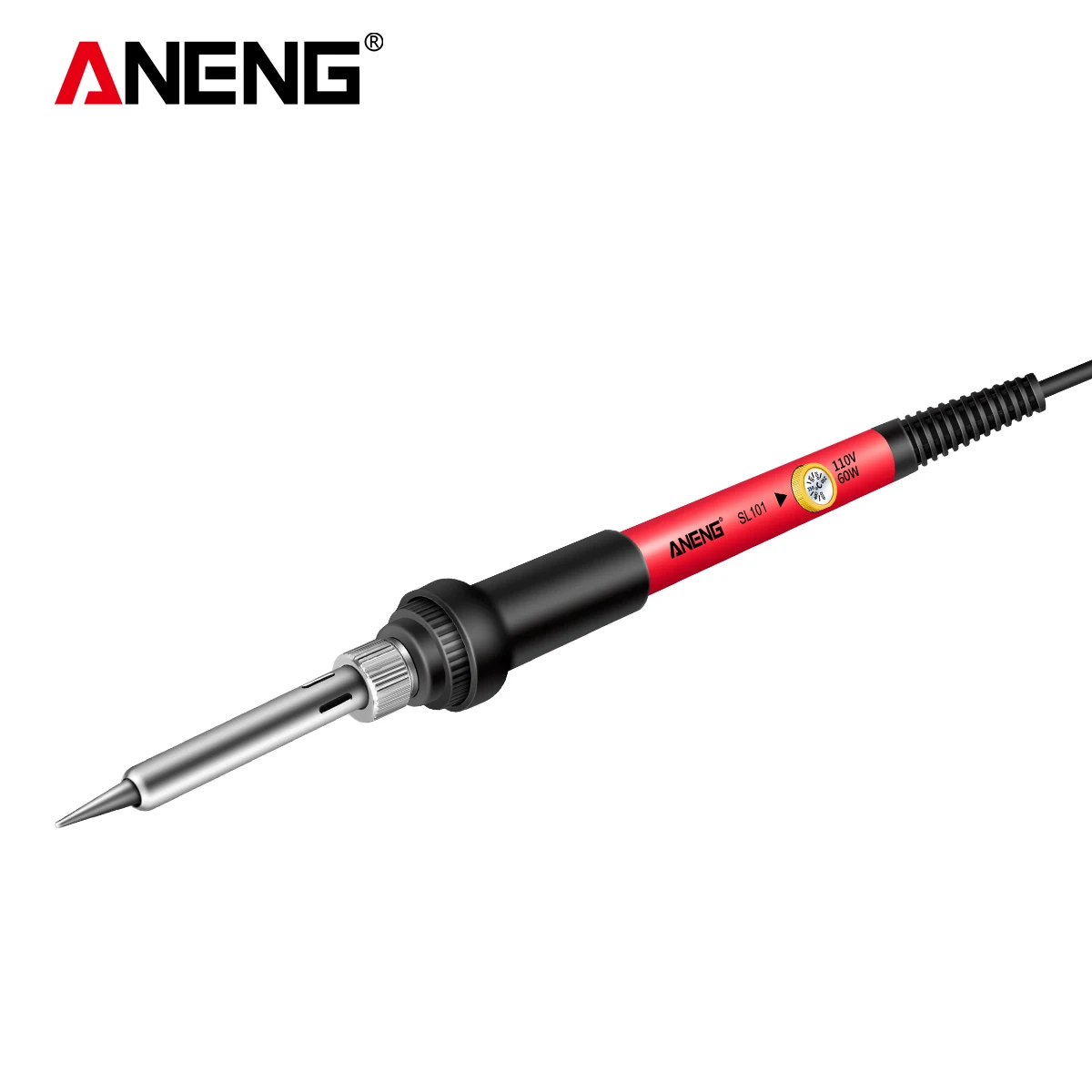 ANENG SL101 Pro Electric Soldering Iron US/EU Plug Adjustable Temperature  Digital Display Welding Tool Portable Electrocautery