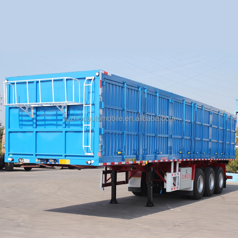 Highly Safe New Condition Multimodal Semi-Trailer 12R22.5 Iron Tyre Carbon Steel Truck Trailers Coal Transport Van Max Payload