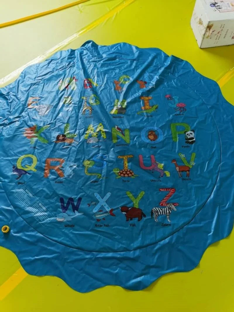 2020 hot sale popular kids sprinkler inflatable water play mat infants sprinkle and splash play mat water baby for kids toy mat