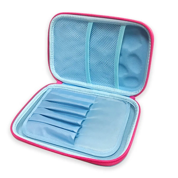 Жесткий чехол с мультяшным принтом торта, канцелярская сумка с логотипом на заказ, пенал EVA