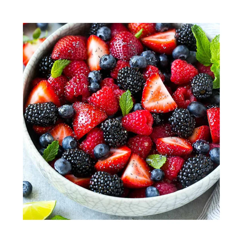 Delicious hot sale IQF Frozen Mixed Fruit Berries blended Raspberry Blackberry