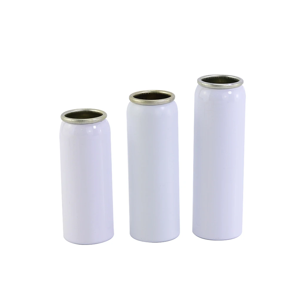 Wholesale high quality aerosol can lids  aluminum custom aerosol cans with filling