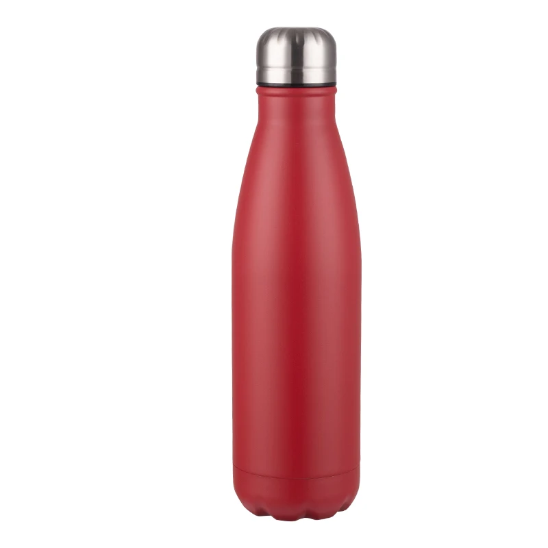 Double wall thermal insulation airless bottle outdoor sports drinking cup wholesale factory direct sales coke shaped thermos