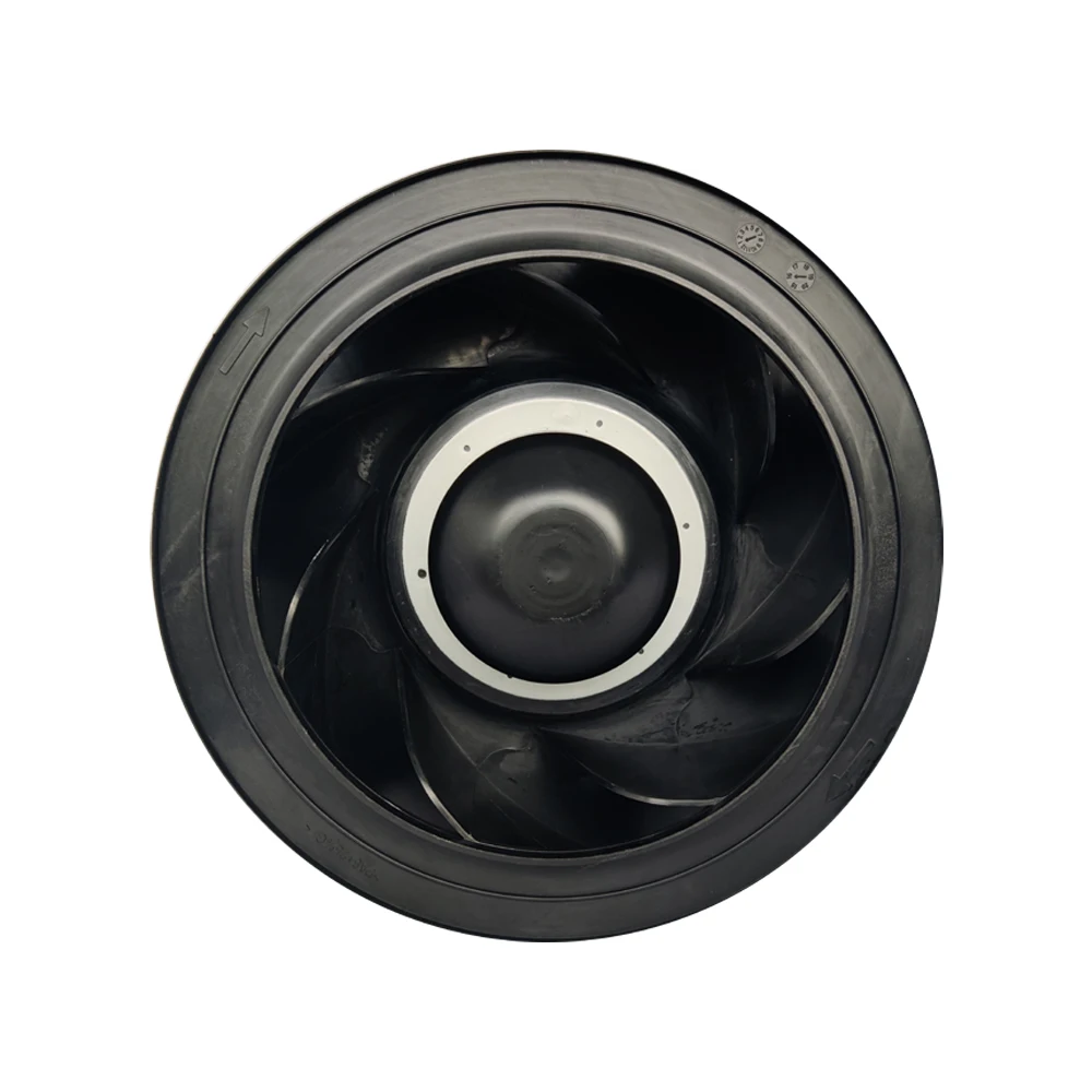Kiron 250mm ac pa66 backward curved centrifugal fans heat exhaust centrifugal cooling ventilation fan for base station