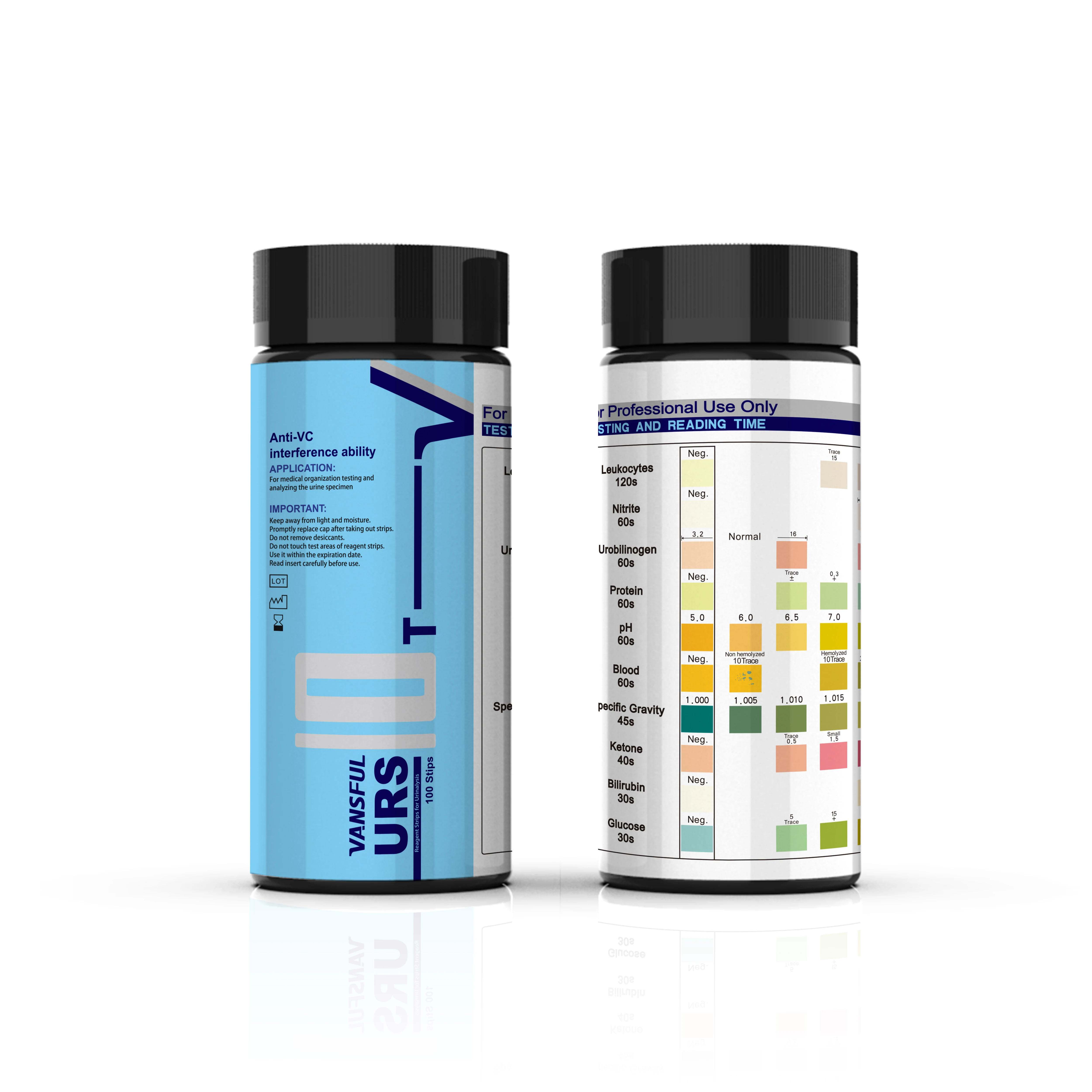 10-in-1 Urine Reagent Test Strips Hot Selling Urinalysis Test Strips