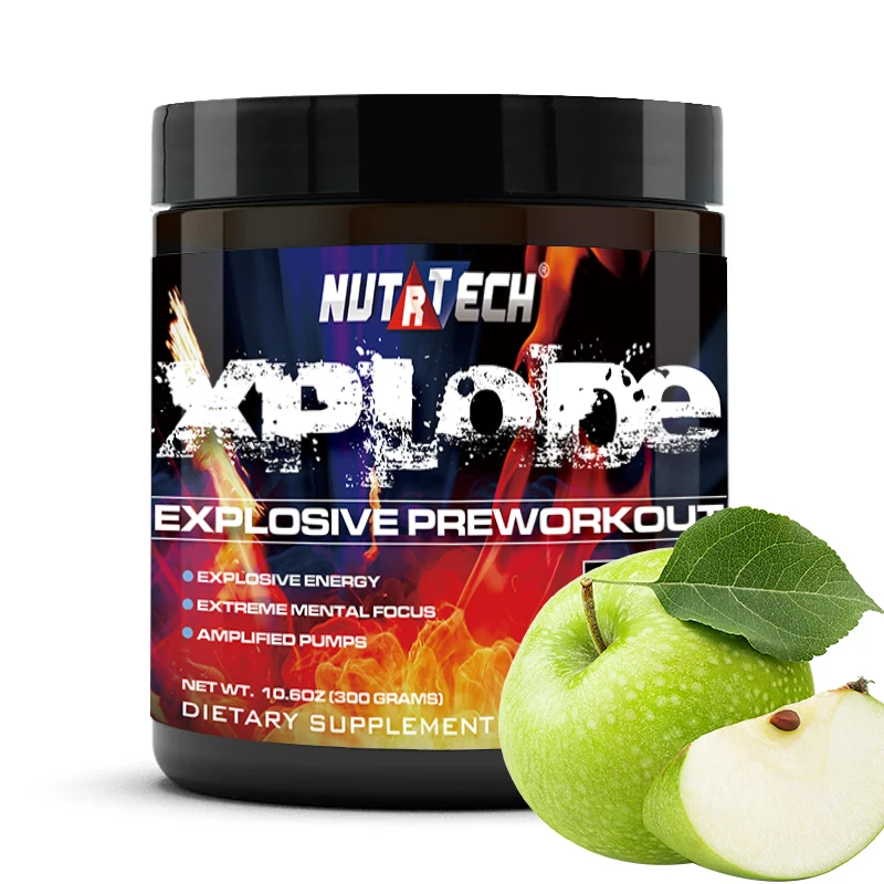 Pre-Workout Nutrition Supplement Powder green apple preworkout powder