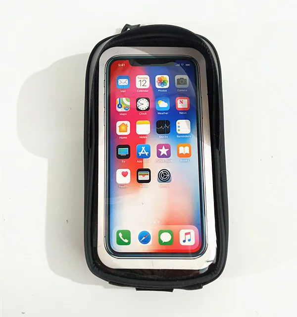 Bicycle Accessory Cycling Frame Bag Bike Front Tube Touch Screen Mount Bag For Cell Phone Bicycle Bags And Boxes