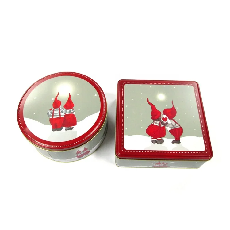 Специальная большая жестяная коробка Panettone для пищевых продуктов каждая в полиэтиленовом пакете соответствующее количество экспортную картонную коробку. Жестяное