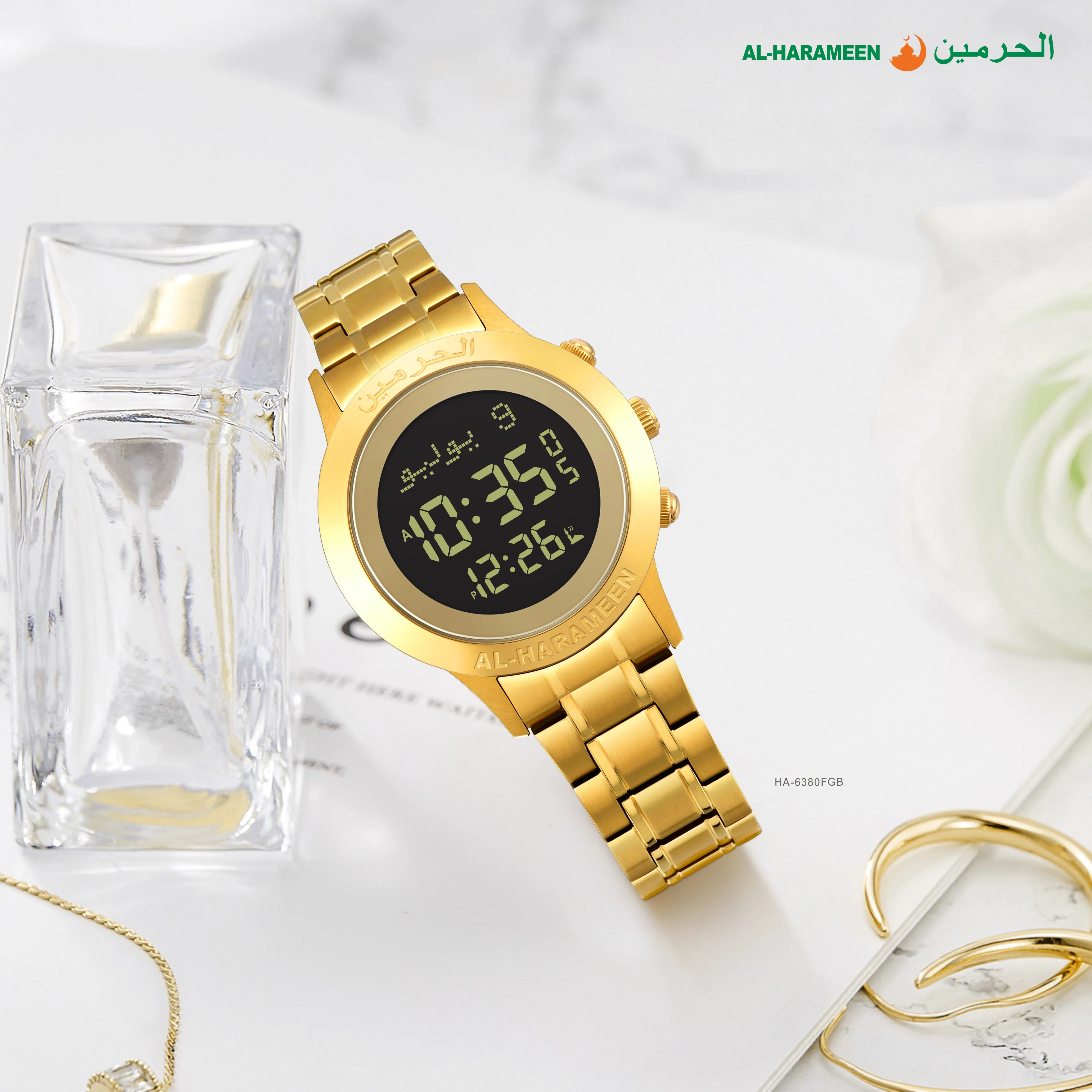 Оптовая продажа новые товары AlFajr исламские часы Alharamain Azan с 5-кратной сигнализацией