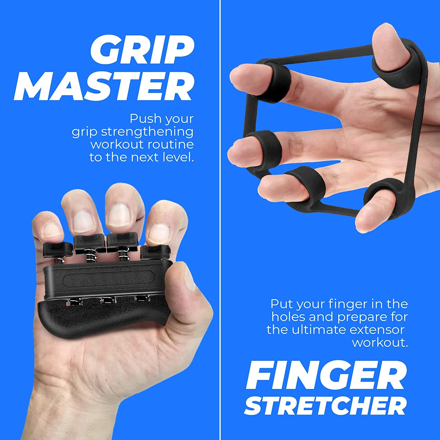 Customized Grip Hand Gripper Wrist Adjust 5-piece Hand Grip Strengthening Training Set